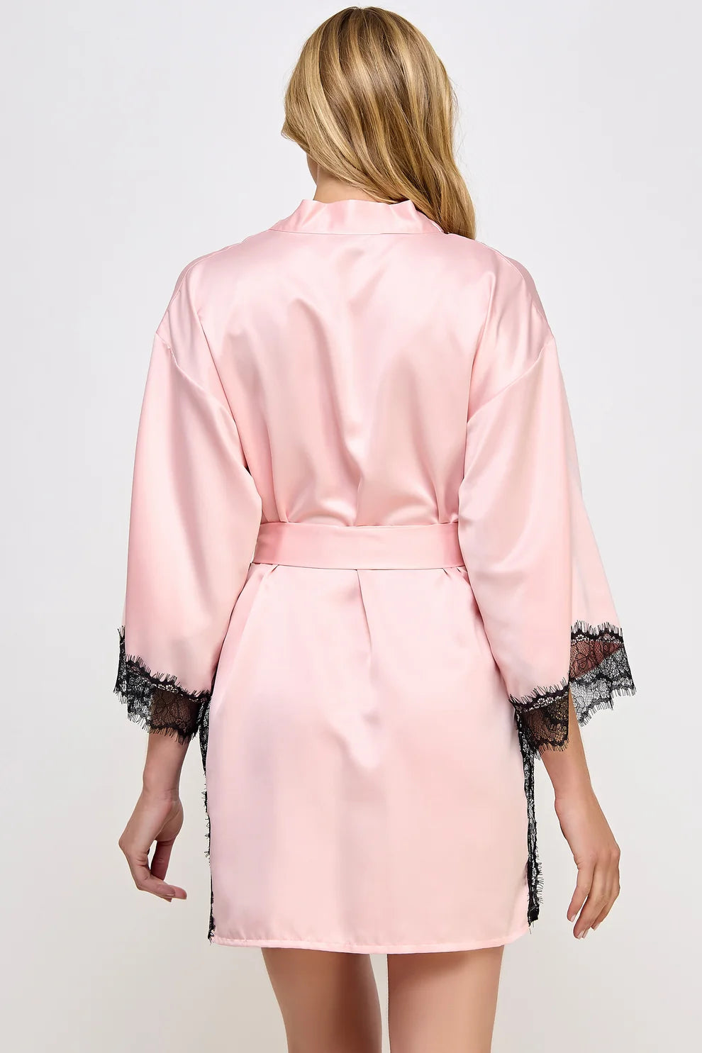 Isadora Lace & Satin Robe