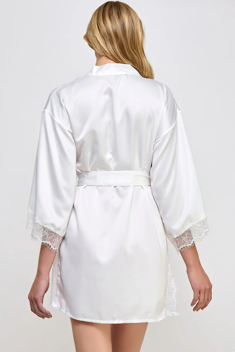 Gillian Lace & Satin Robe