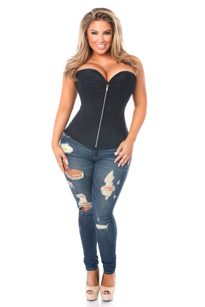 Cotton Overbust Corset