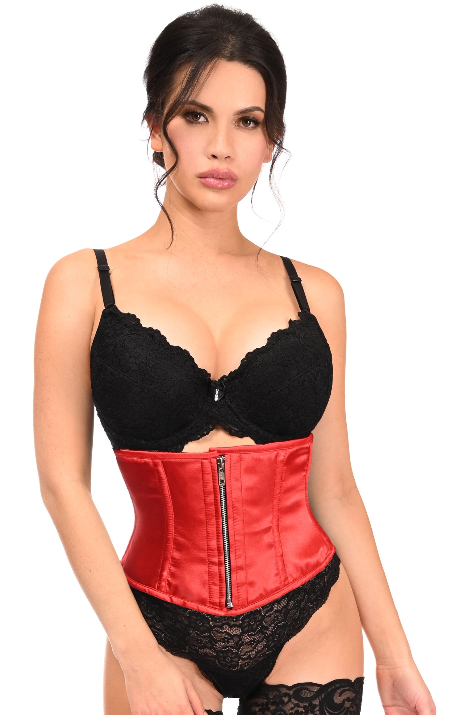 Satin Mini-Waspie Corset