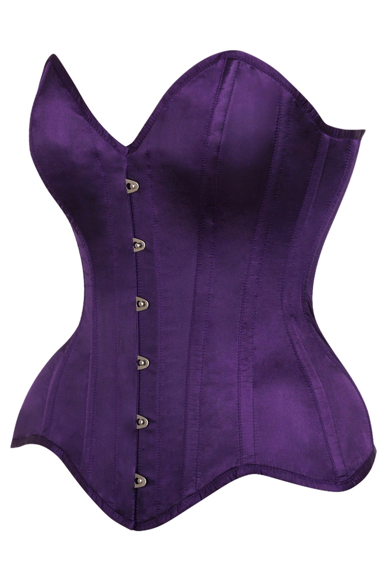 Audrey Retro Satin Overbust Corset