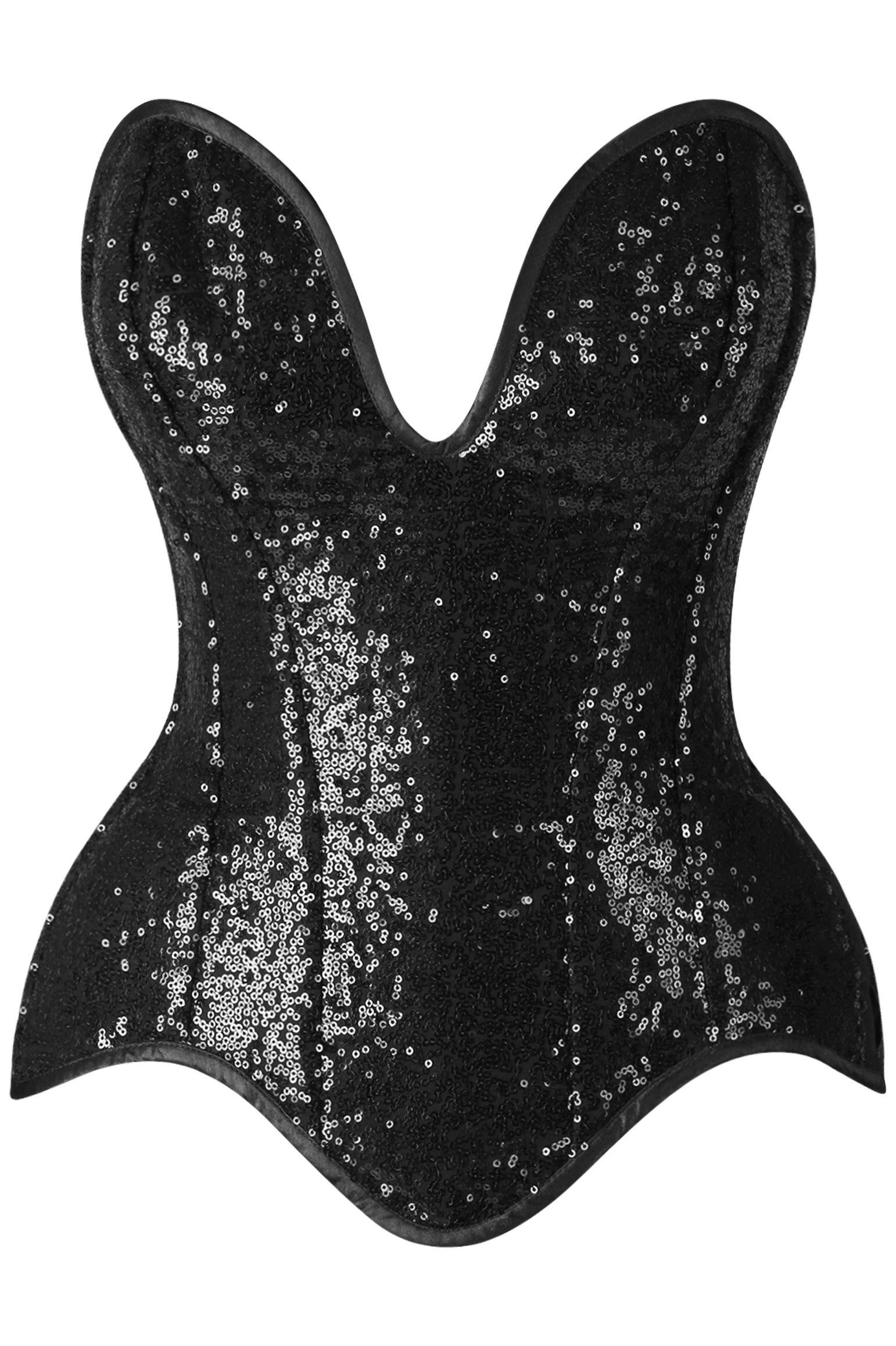 Jenny Plunging Sequin Corset