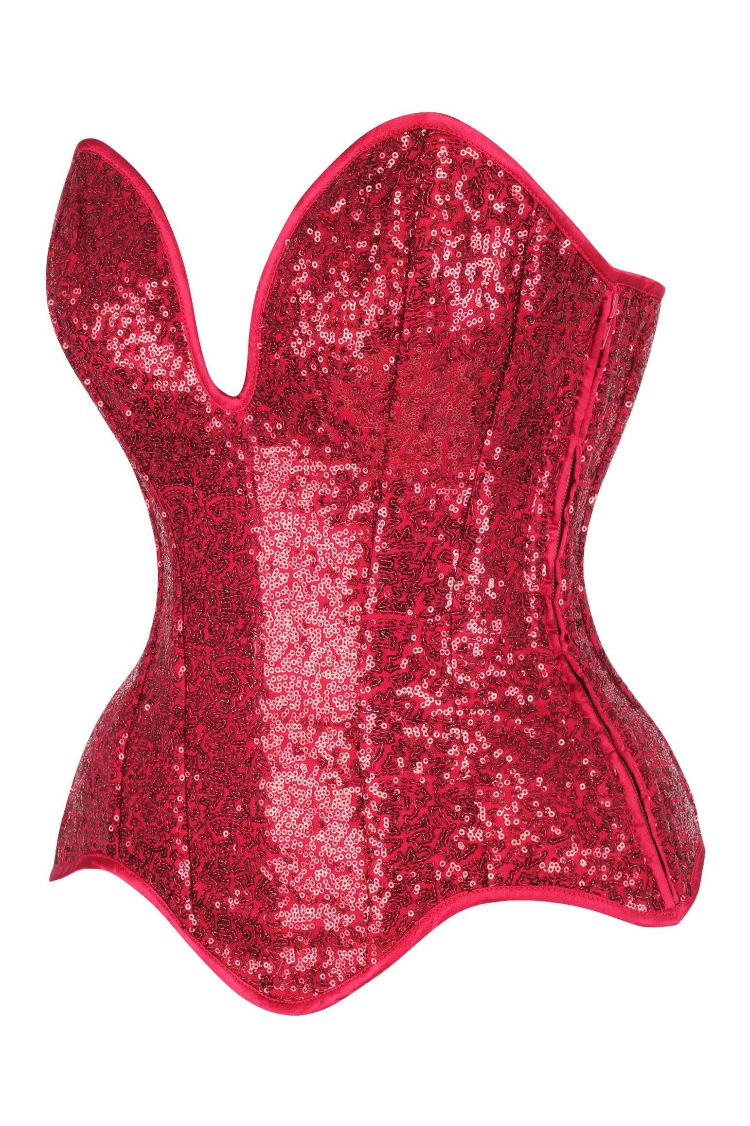 Jenny Plunging Sequin Corset