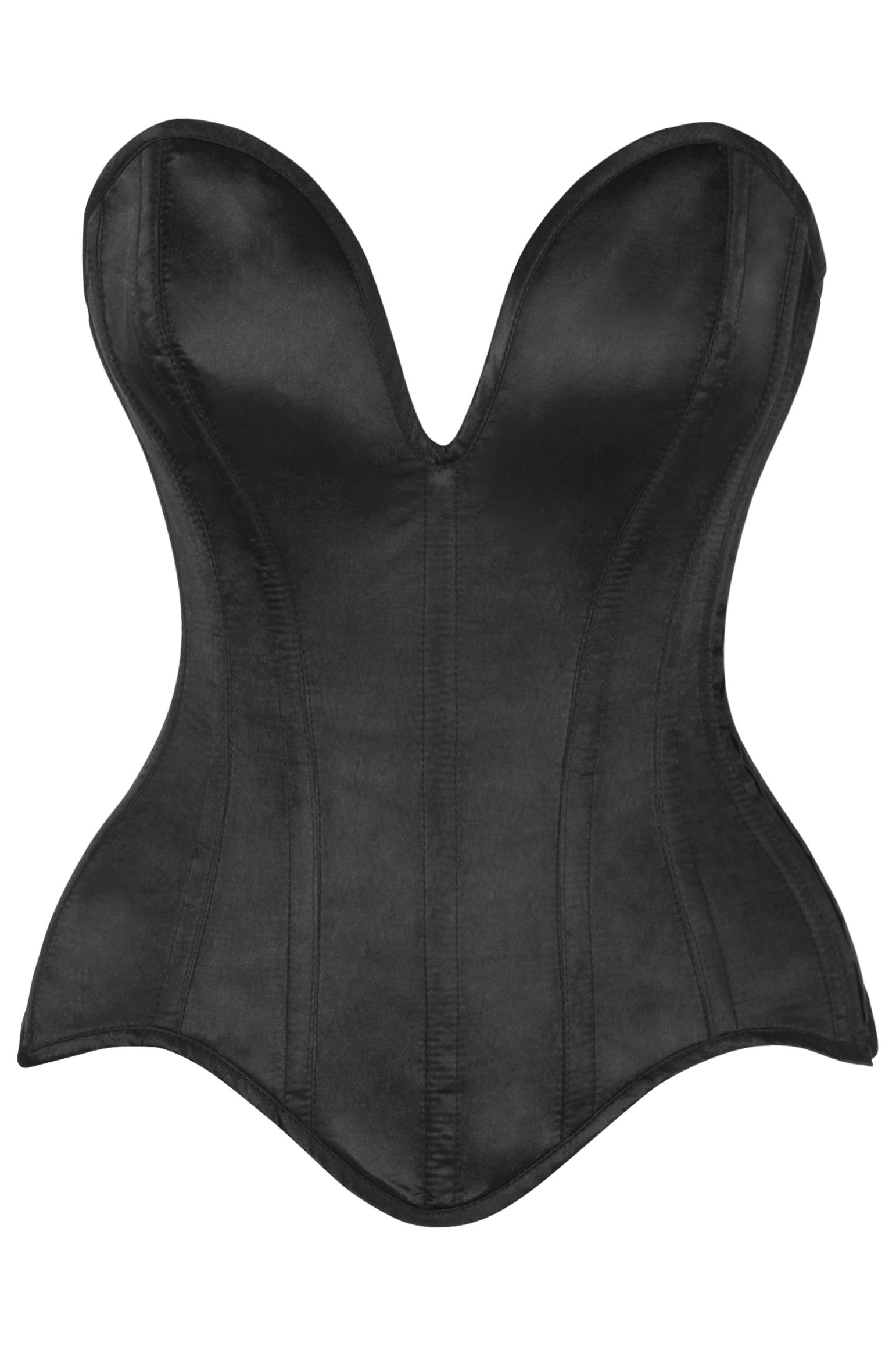 Shanna Plunging Satin Corset