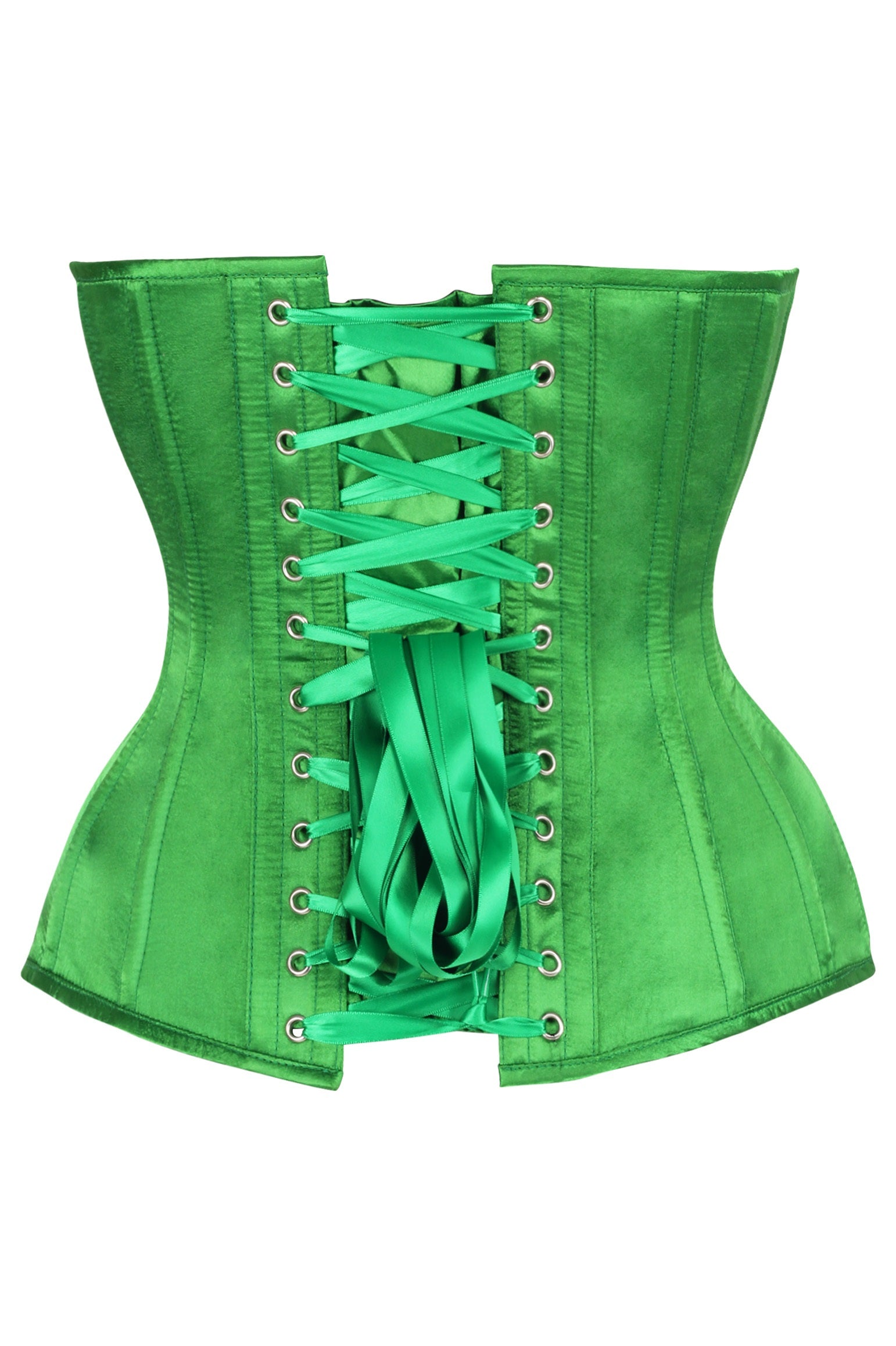 Shanna Plunging Satin Corset