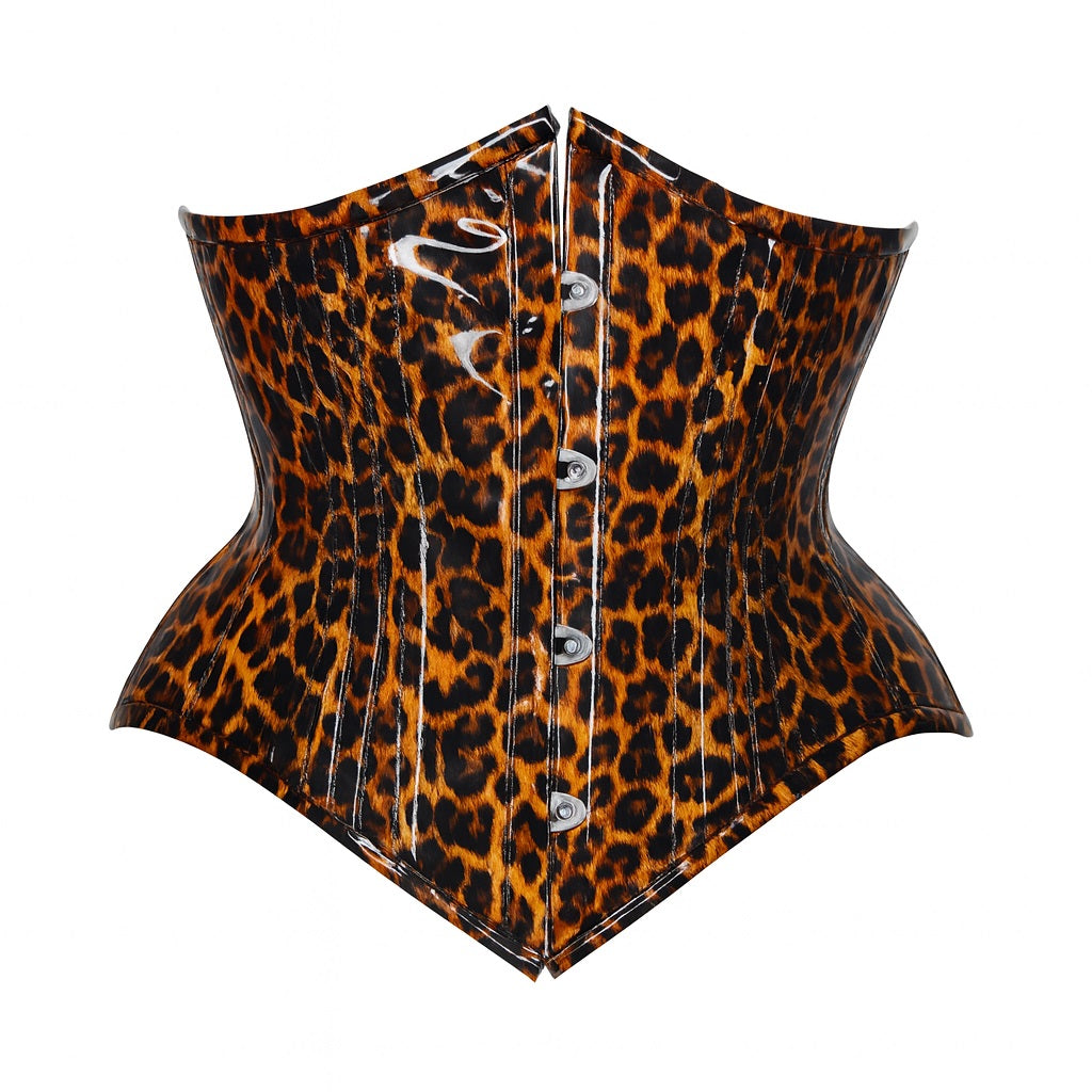 Carmen Cheetah Print Underbust Corset