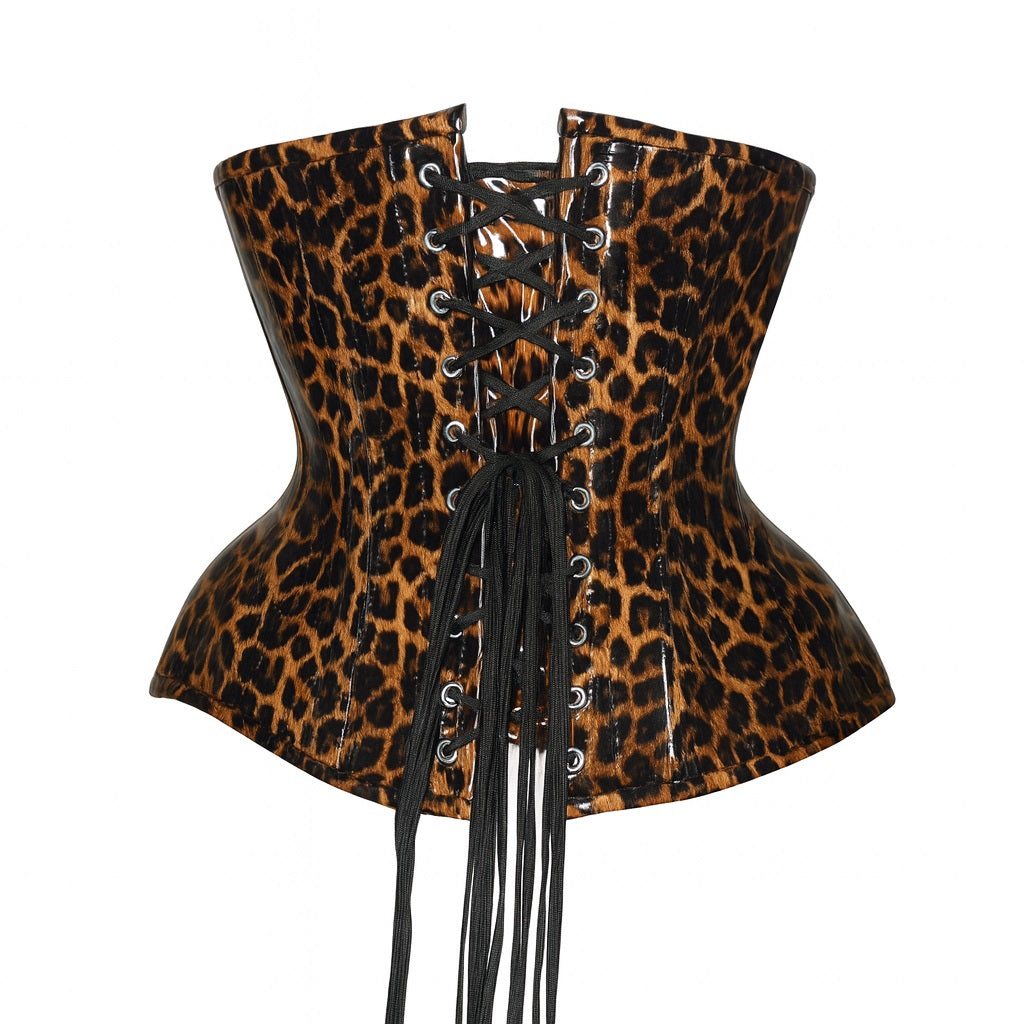 Carmen Cheetah Print Underbust Corset