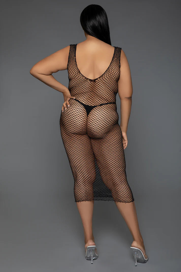 Unleash Me Fishnet Dress