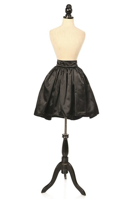 Satin Mini Skirt