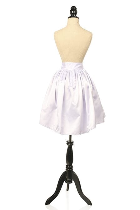 Satin Mini Skirt