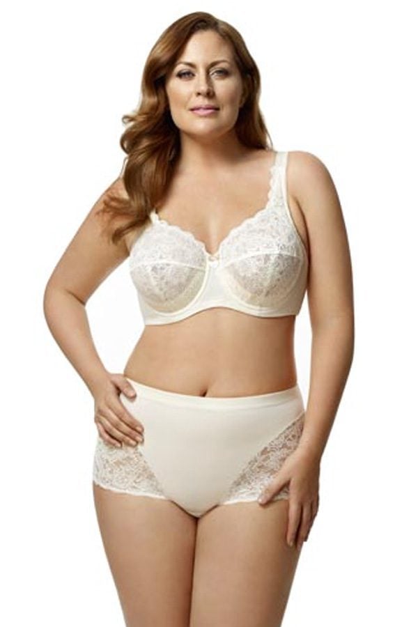 Elila Lace Cheeky Panty — Cream