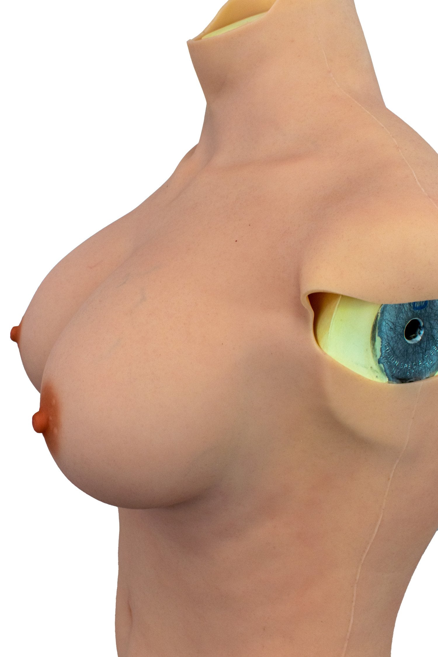 Gold Seal NAKED Torso Silicone Breastplate