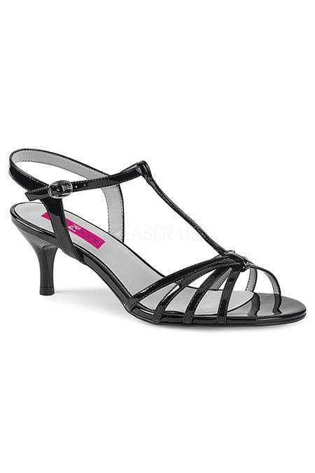 Pleaser Kitten T-Strap Sandals