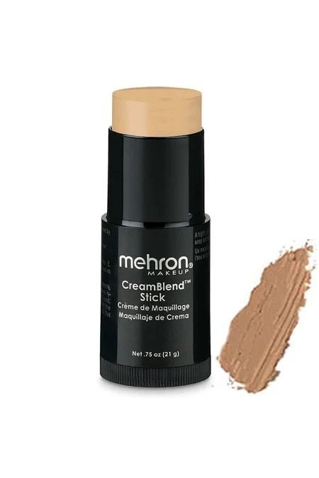 Mehron CreamBlend Makeup Stick for Beard Coverage