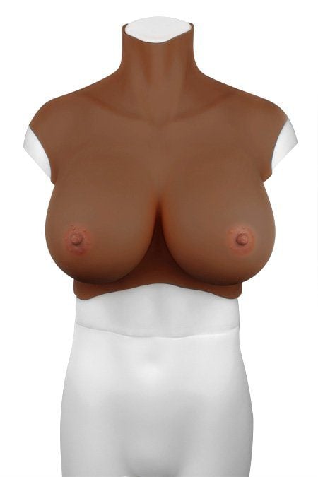 Gold Seal NAKED Queen Crop Top Silicone Breastplate