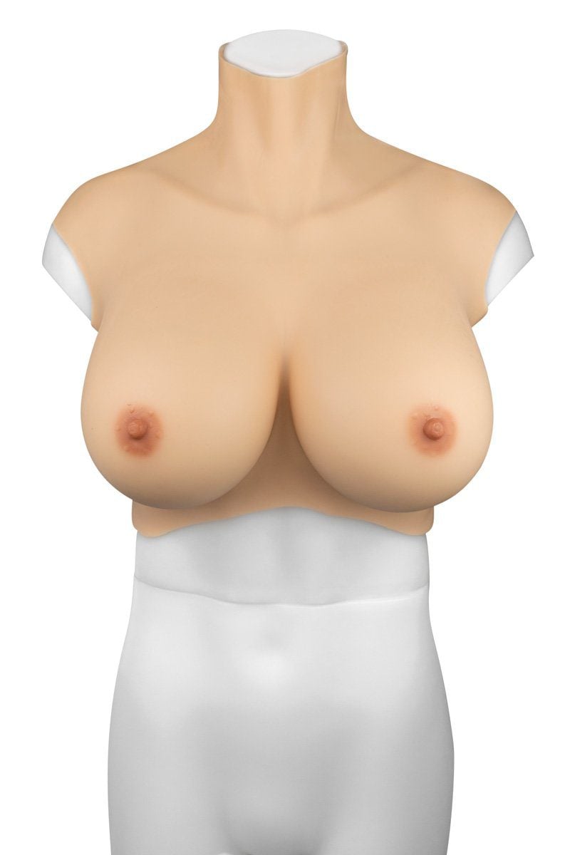 Gold Seal NAKED Queen Crop Top Silicone Breastplate