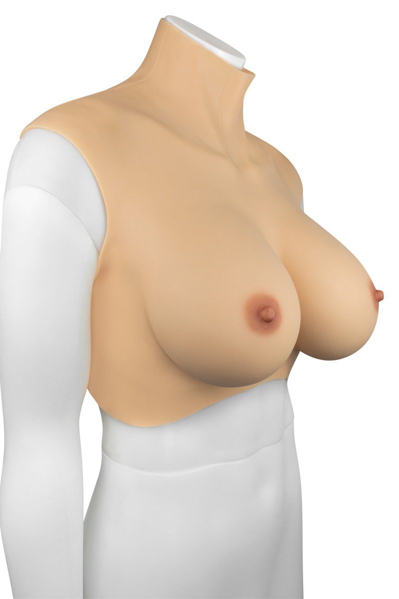 Gold Seal NAKED Queen Crop Top Silicone Breastplate