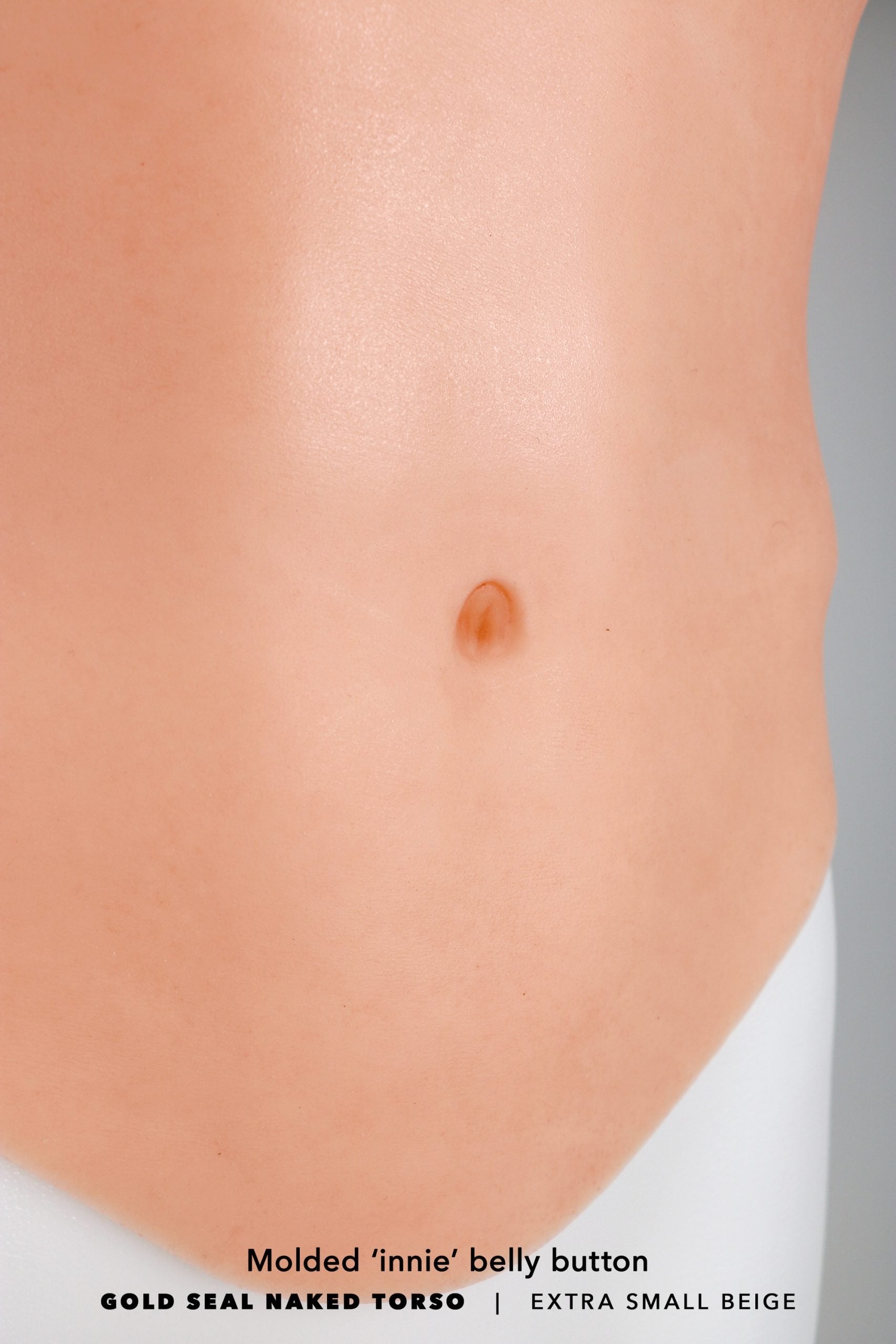 Gold Seal NAKED Torso Silicone Breastplate