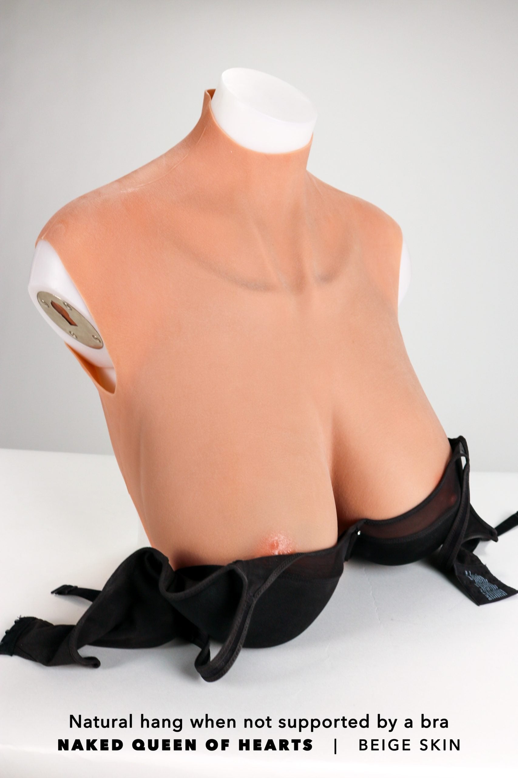 Gold Seal NAKED Queen of Hearts Silicone Breastplate