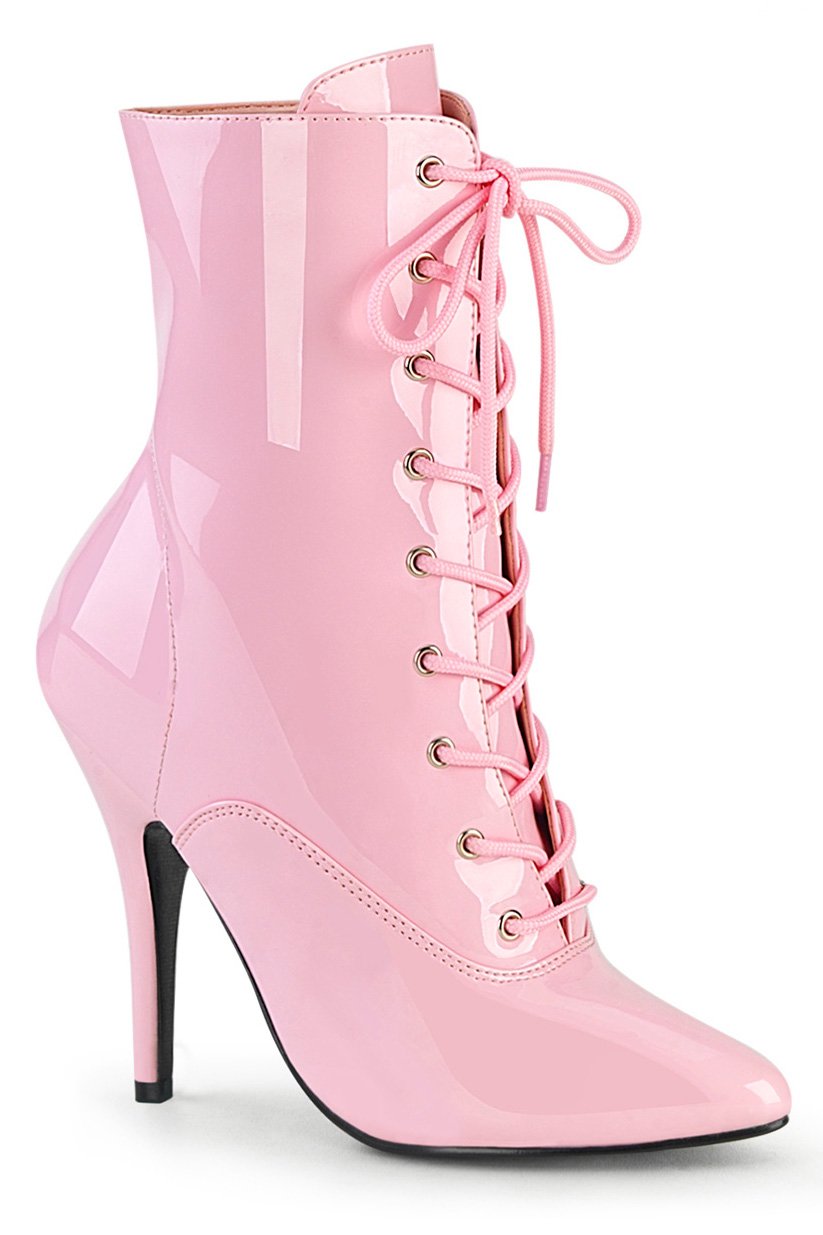 Pleaser Seduce Lace Up Ankle Boots