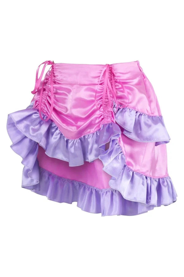 Veronica Satin Bustle Skirt