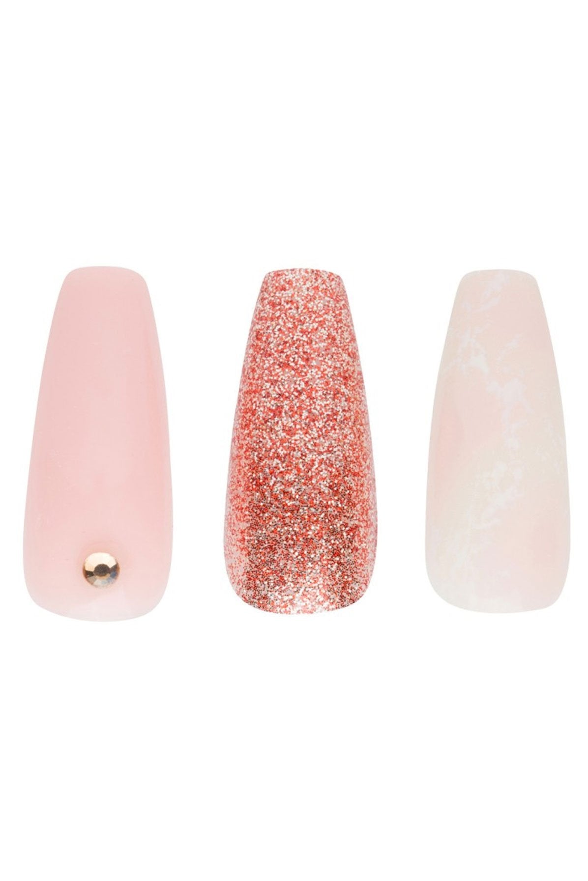 Blush Marble Nails Kit