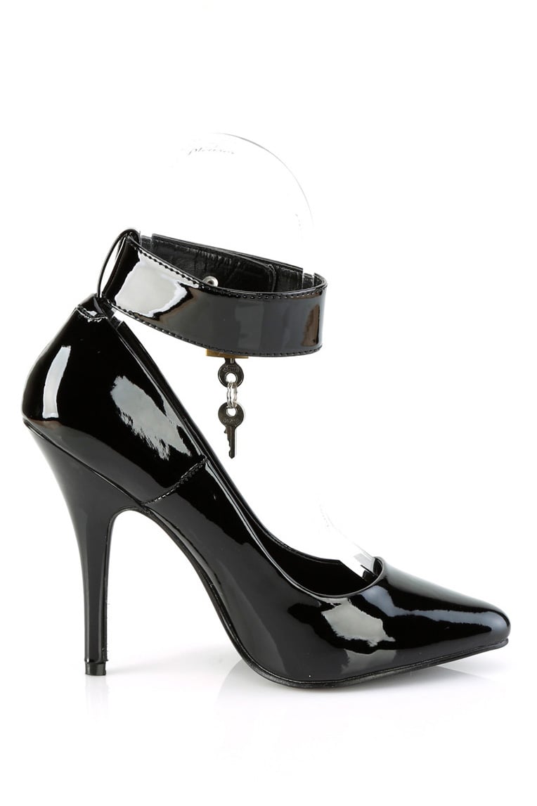 Pleaser Seduce Heels with Locking Ankle Cuffs