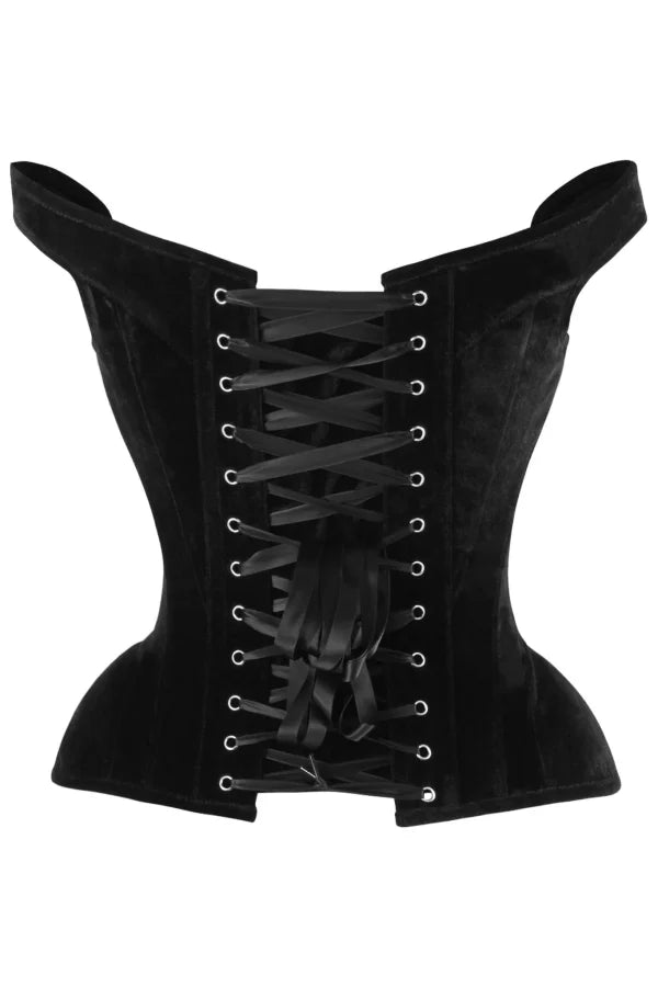Ingrid Retro Velvet Corset