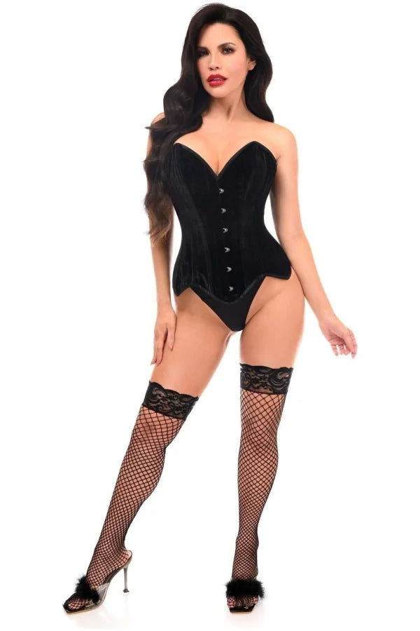 Katherine Retro Velvet Corset