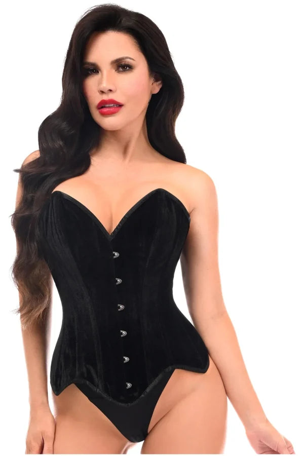 Katherine Retro Velvet Corset
