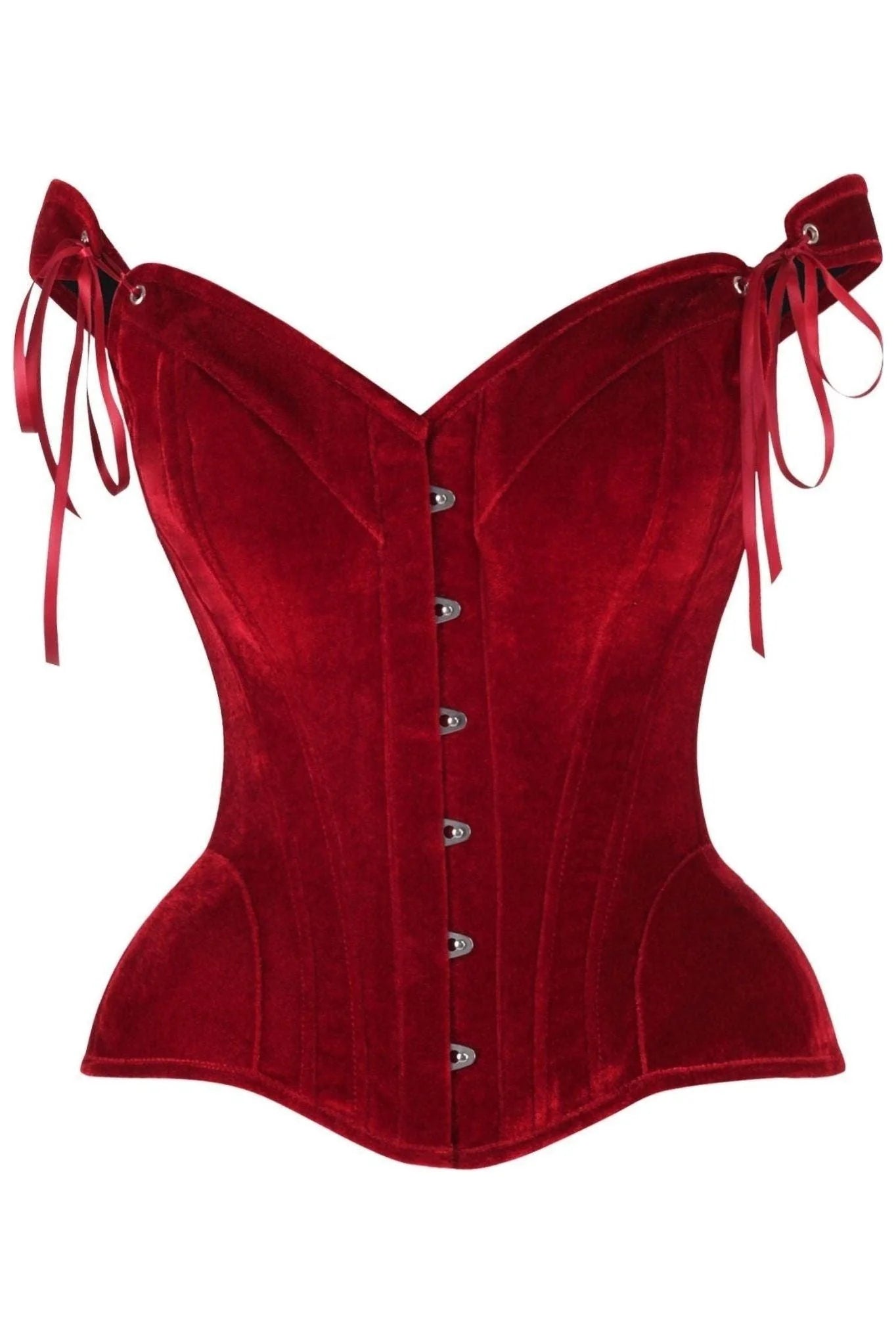 Ingrid Retro Velvet Corset