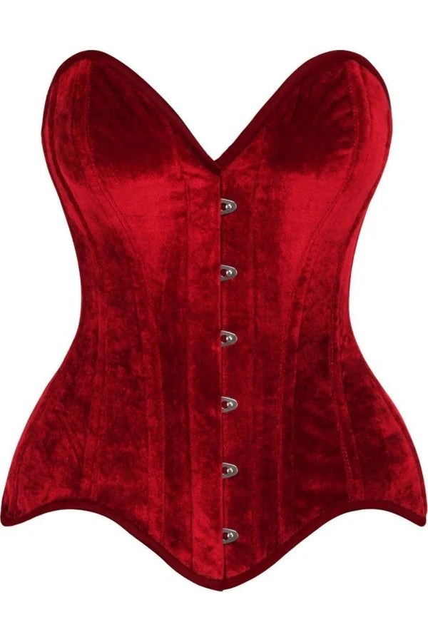 Katherine Retro Velvet Corset