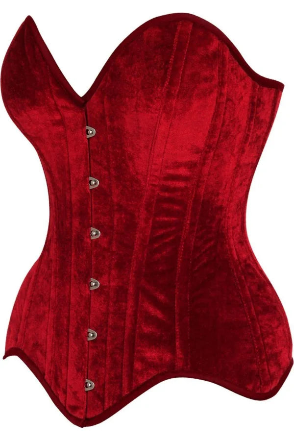 Katherine Retro Velvet Corset