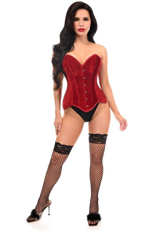 Katherine Retro Velvet Corset