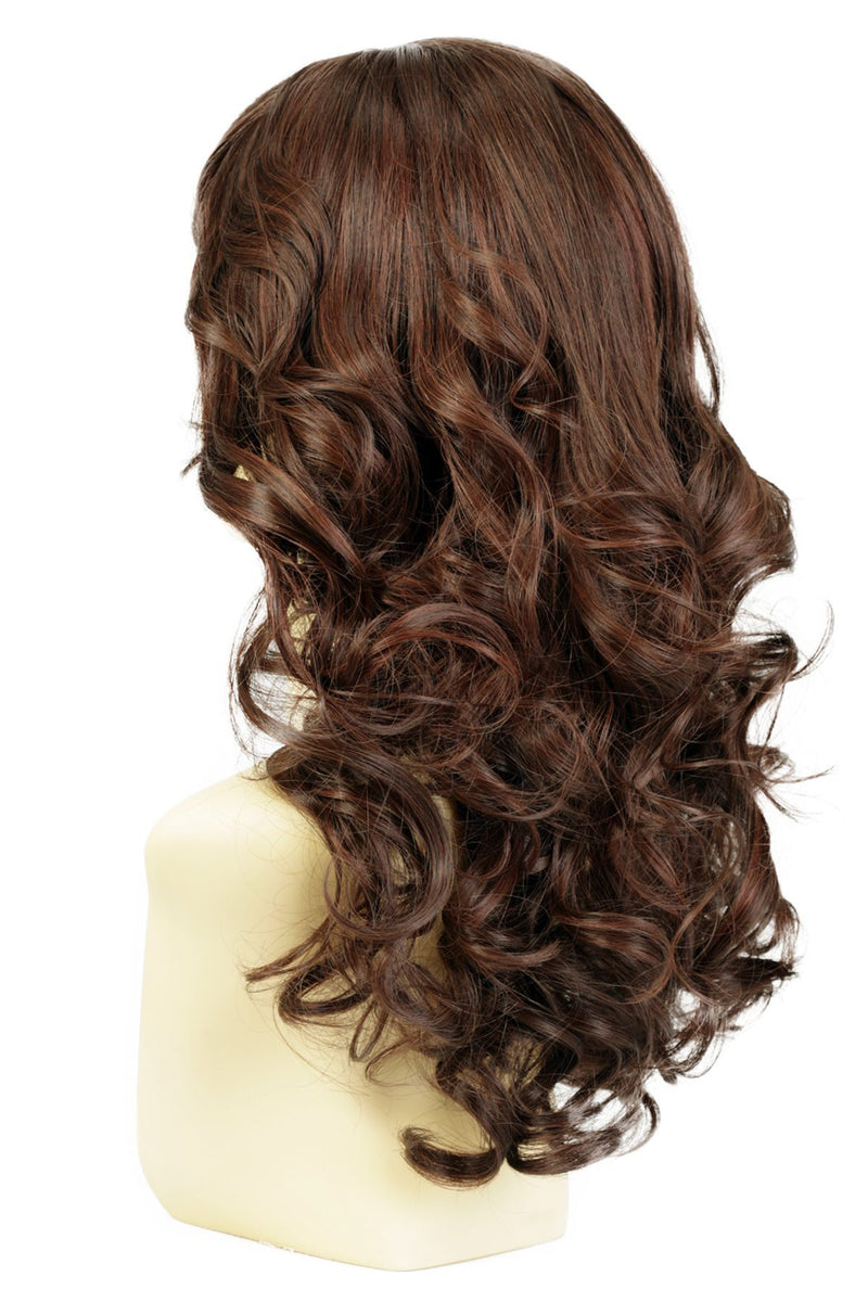 R4/33H Dark brown with dark auburn highlights