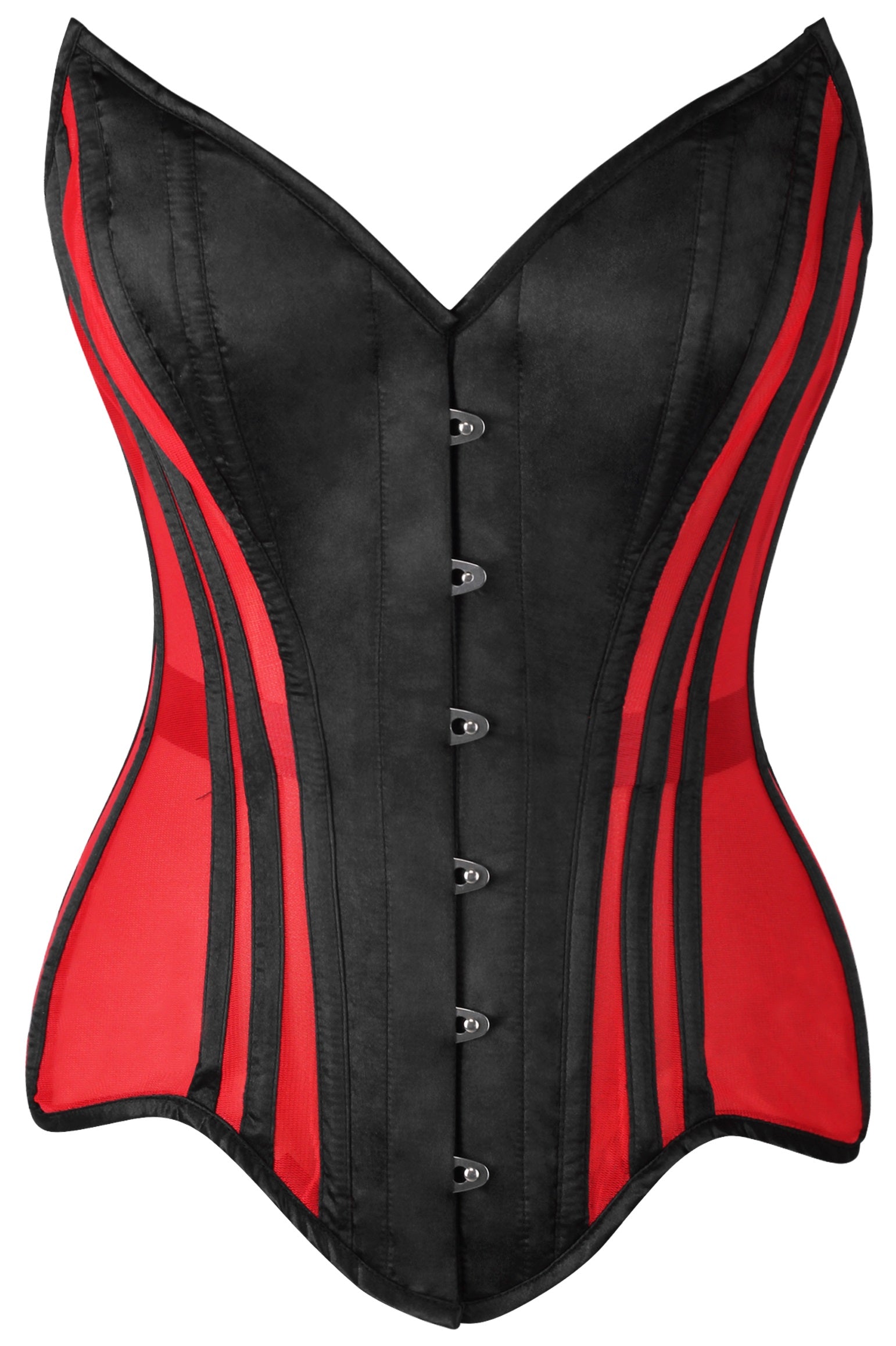Widow Satin Overbust Corset