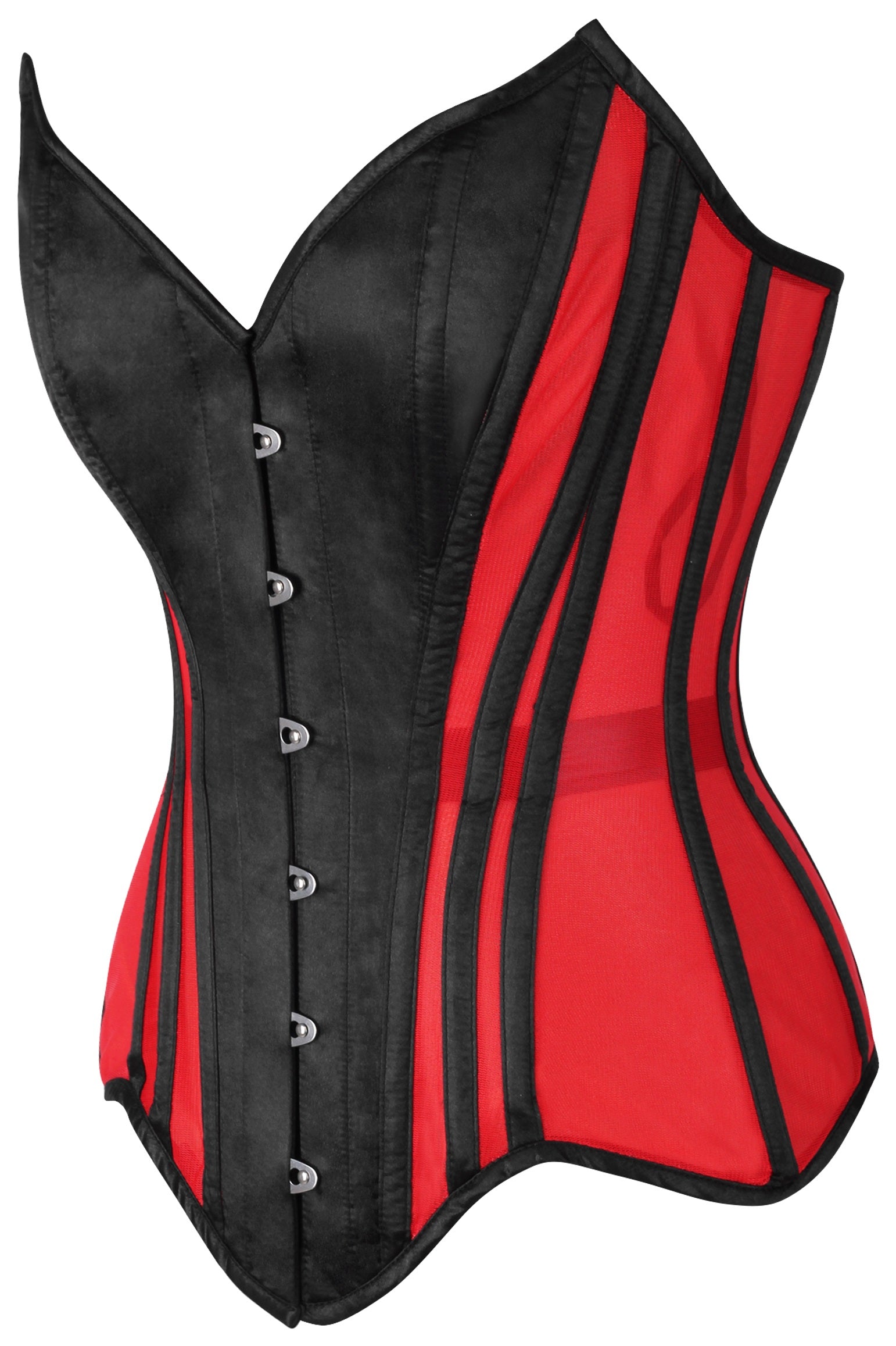 Widow Satin Overbust Corset