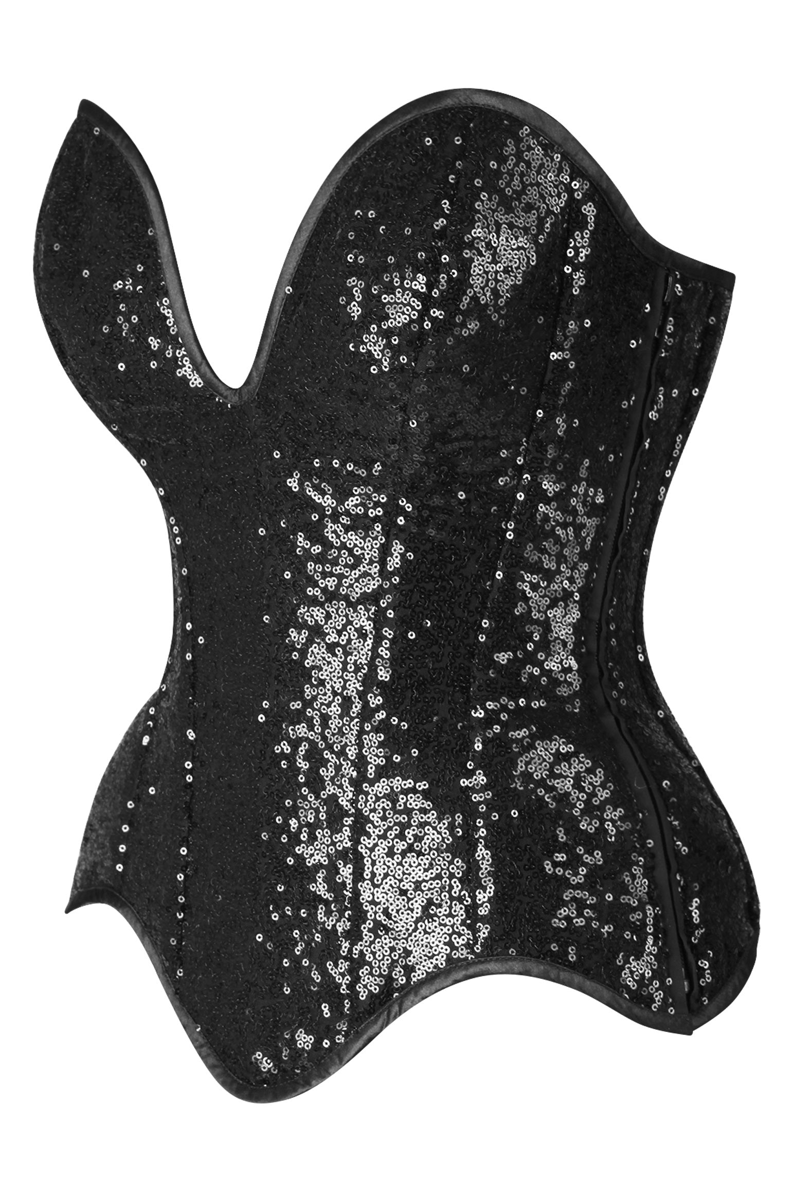 Jenny Plunging Sequin Corset