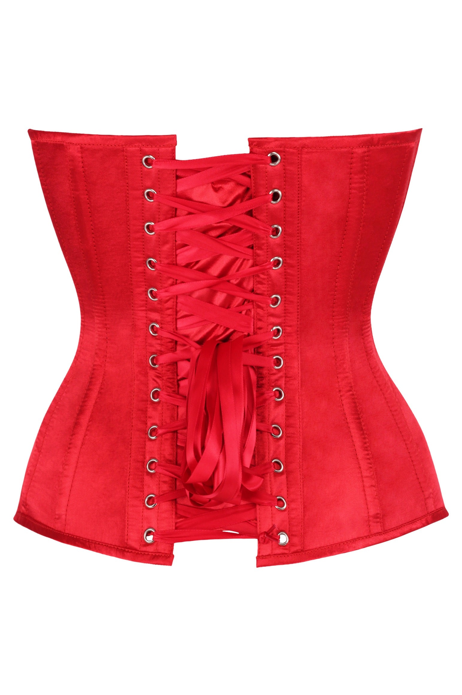 Shanna Plunging Satin Corset