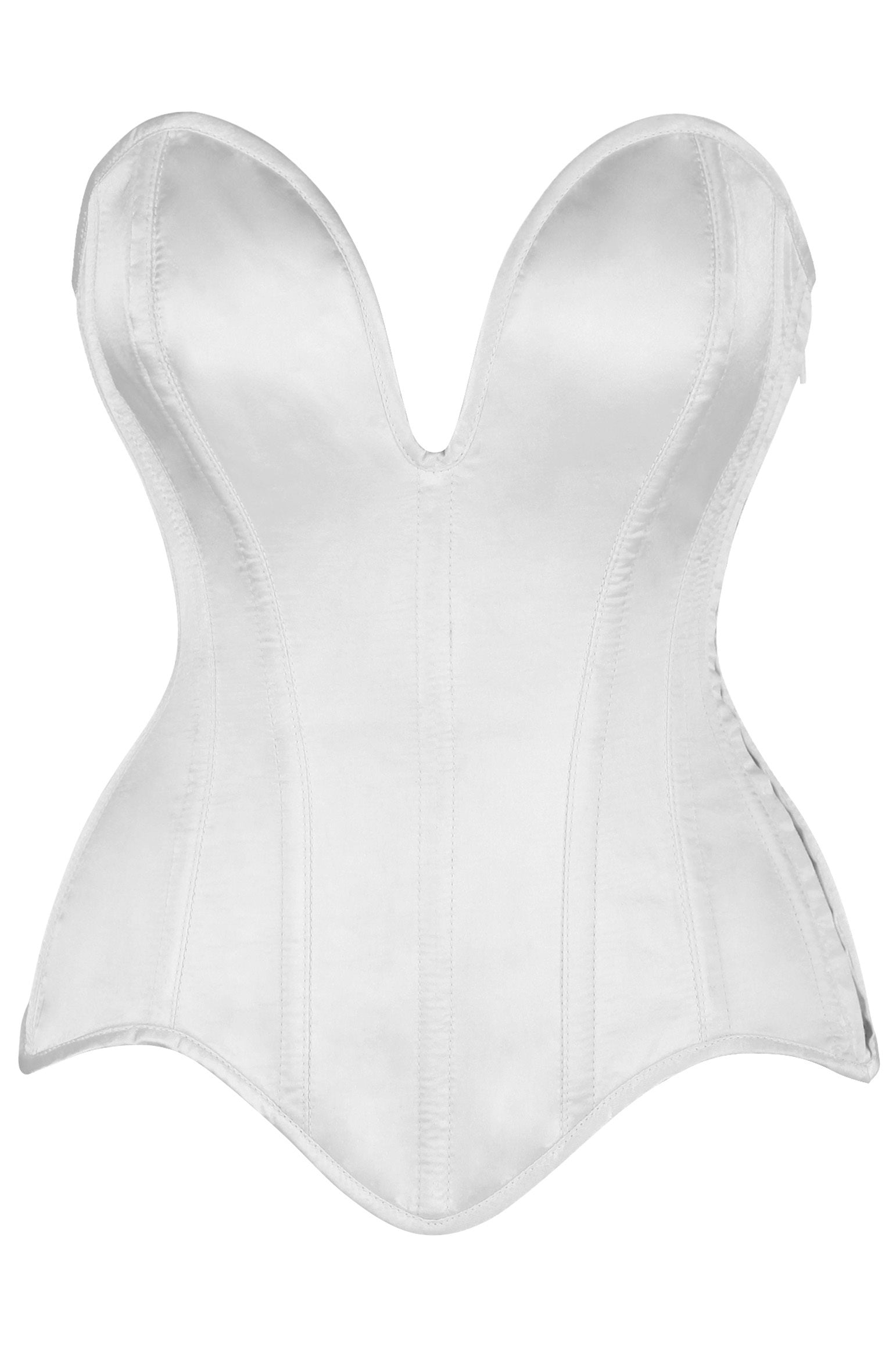 Shanna Plunging Satin Corset