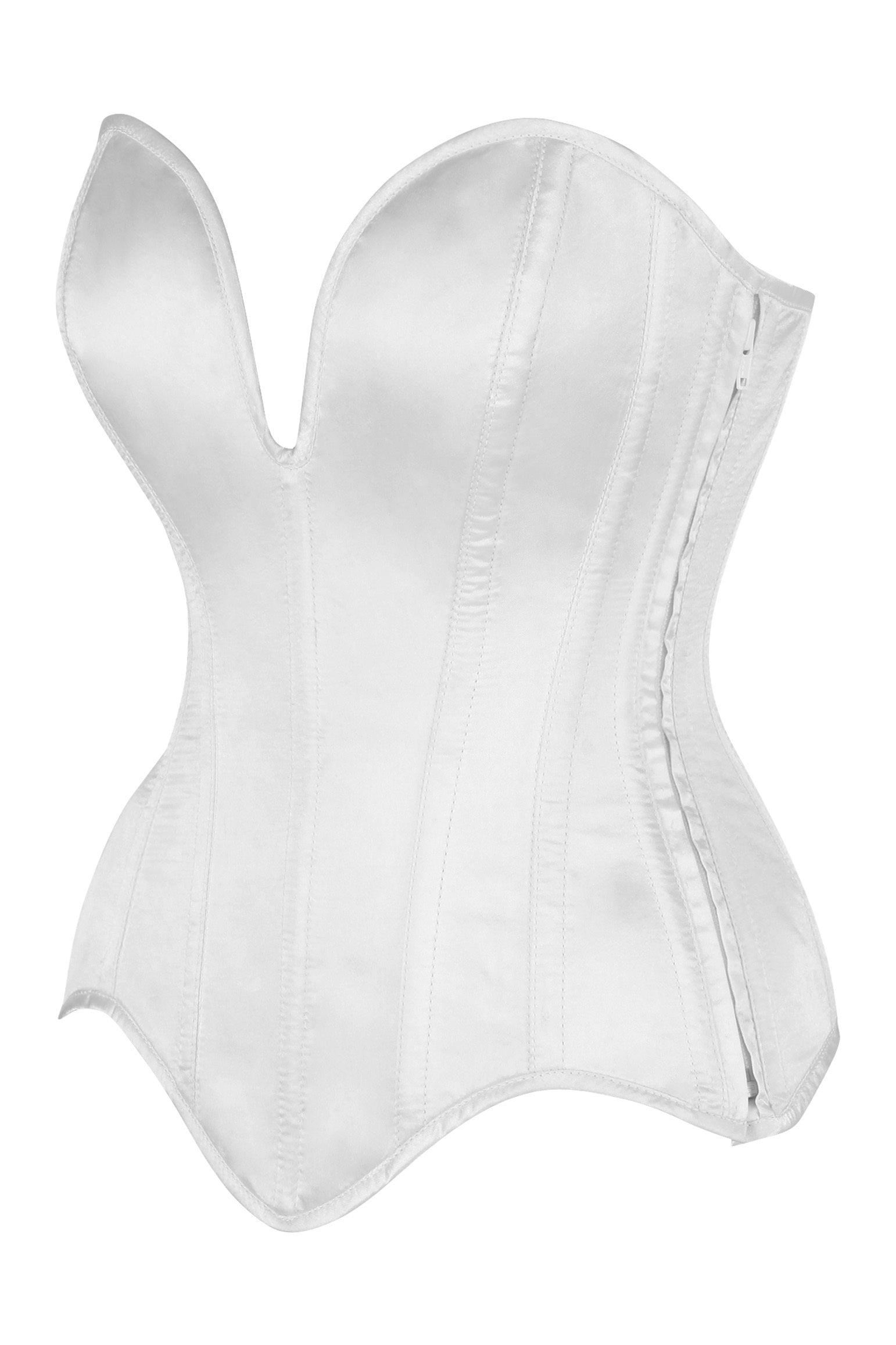 Shanna Plunging Satin Corset