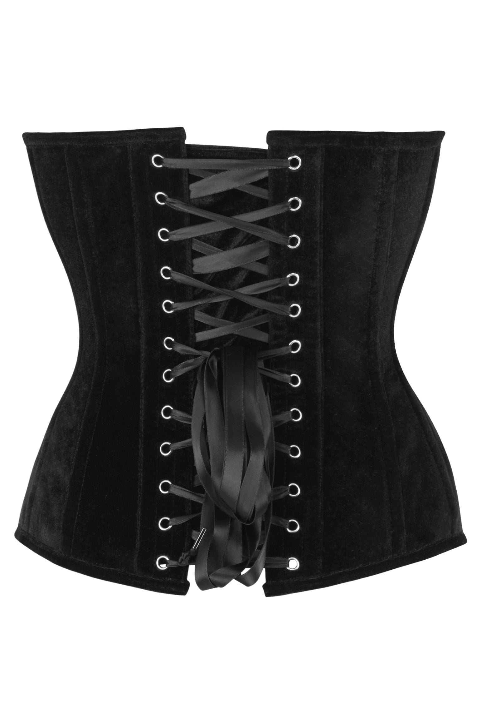 Jayne Plunging Velvet Corset