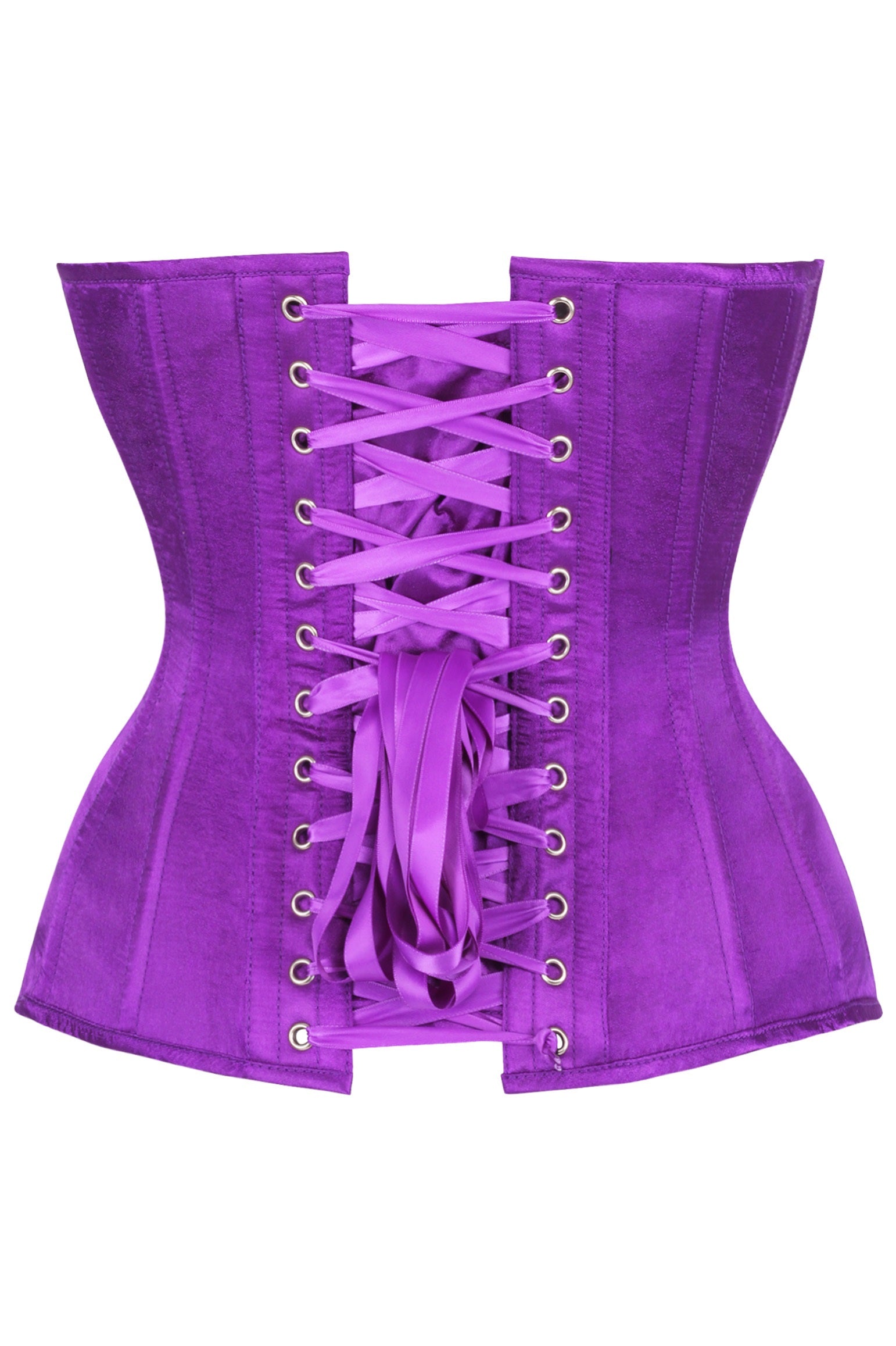 Shanna Plunging Satin Corset