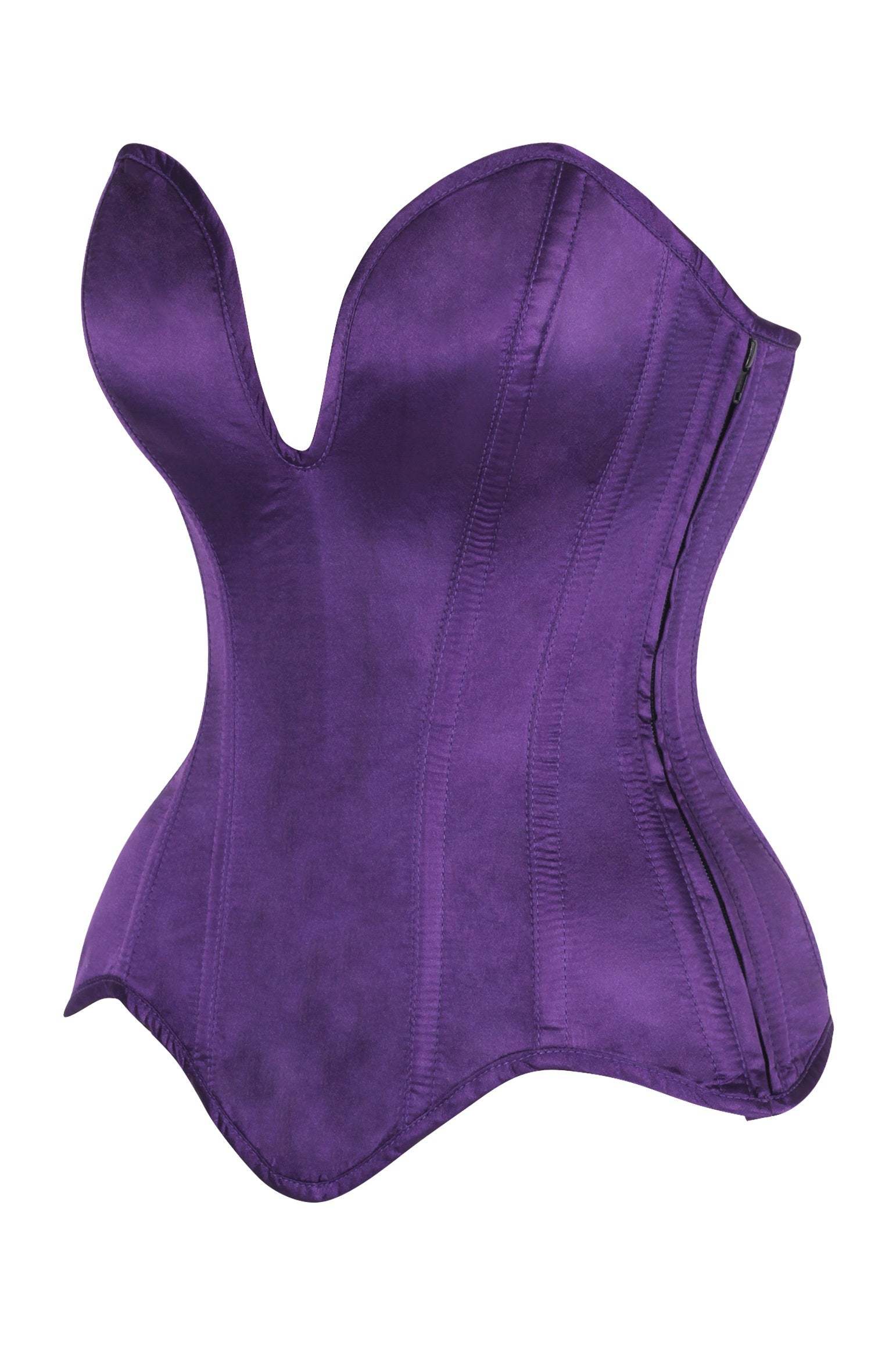 Shanna Plunging Satin Corset