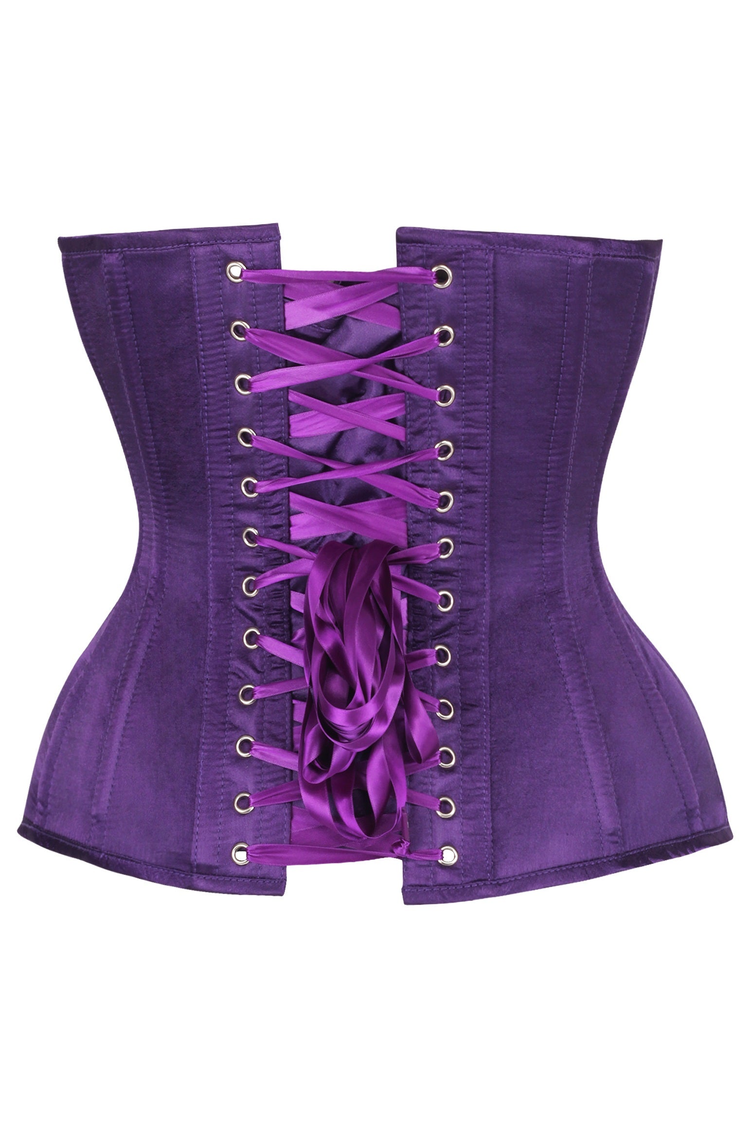 Shanna Plunging Satin Corset