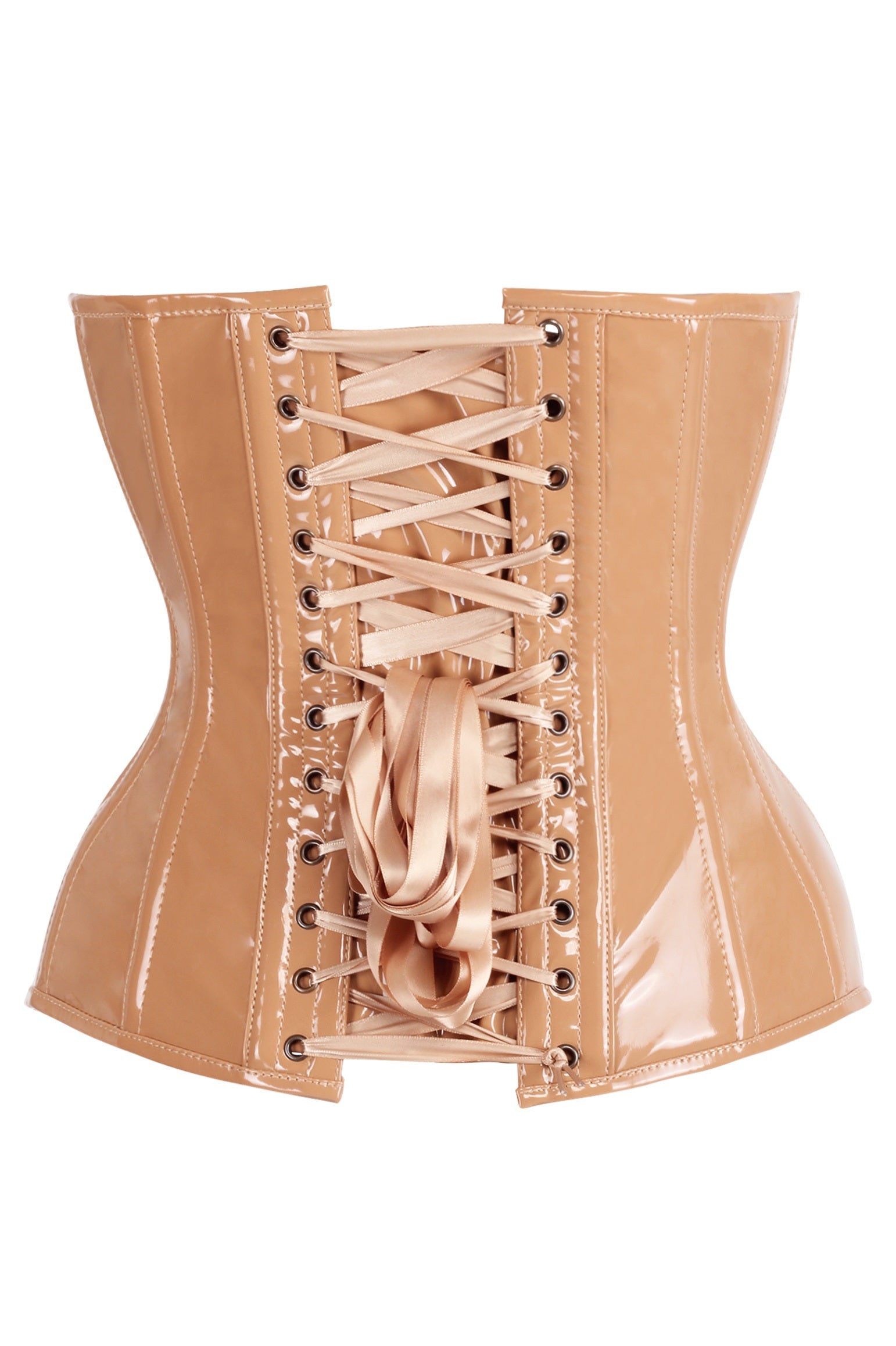Pamela Plunging Patent Corset