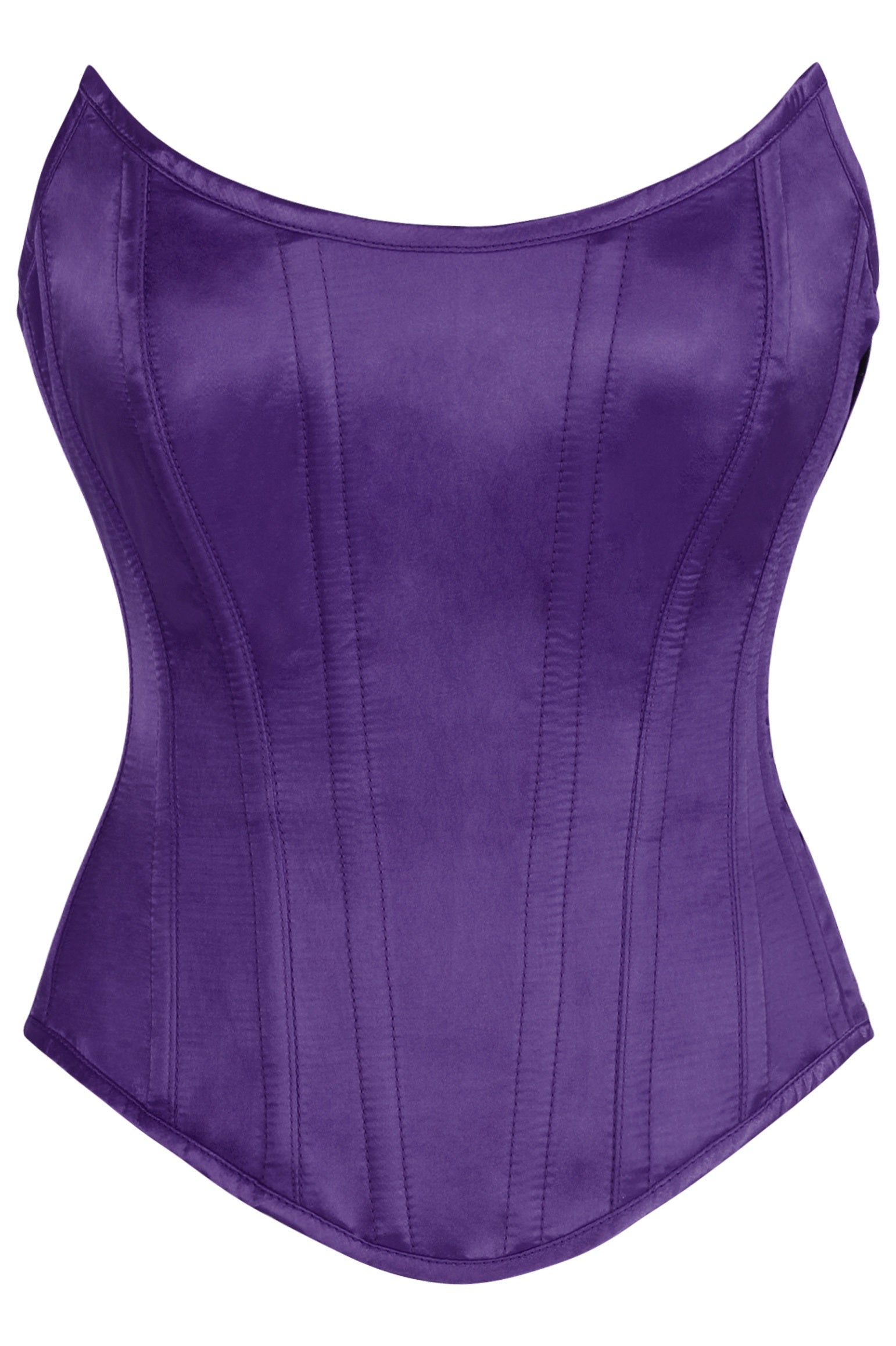 Dorothy Scooped Satin Corset