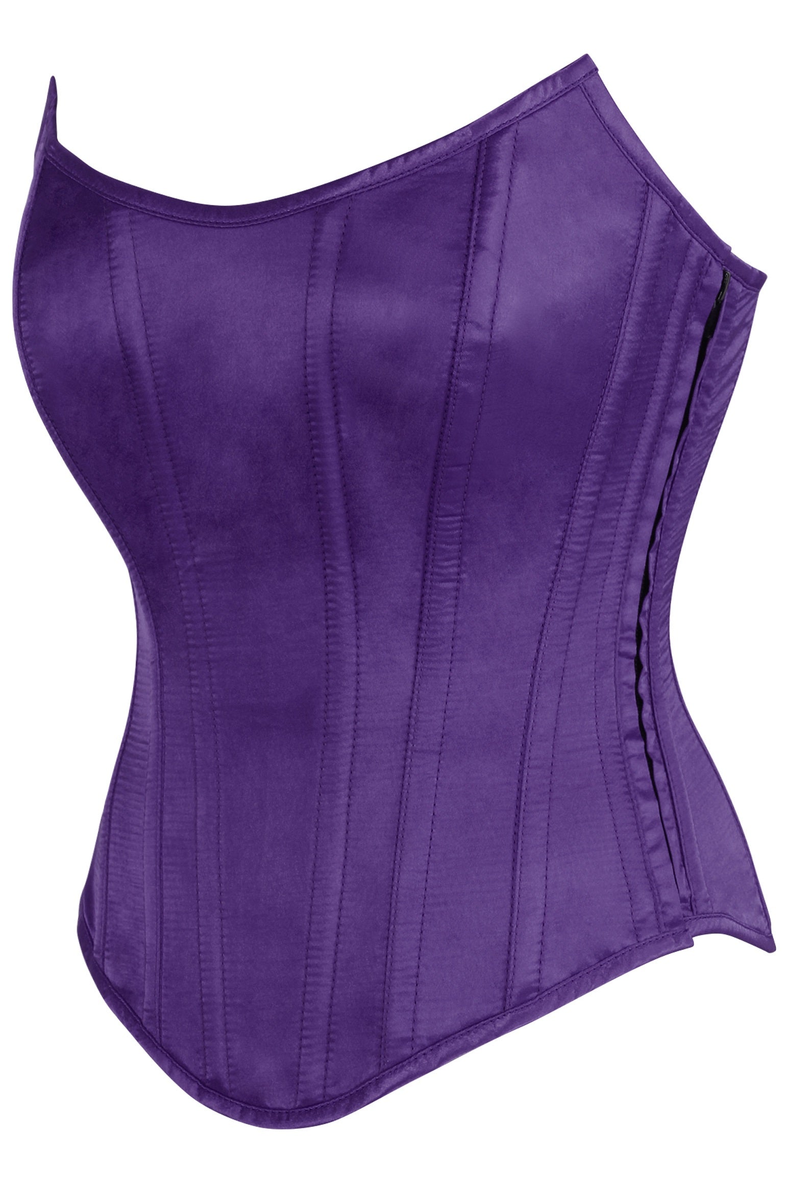 Dorothy Scooped Satin Corset