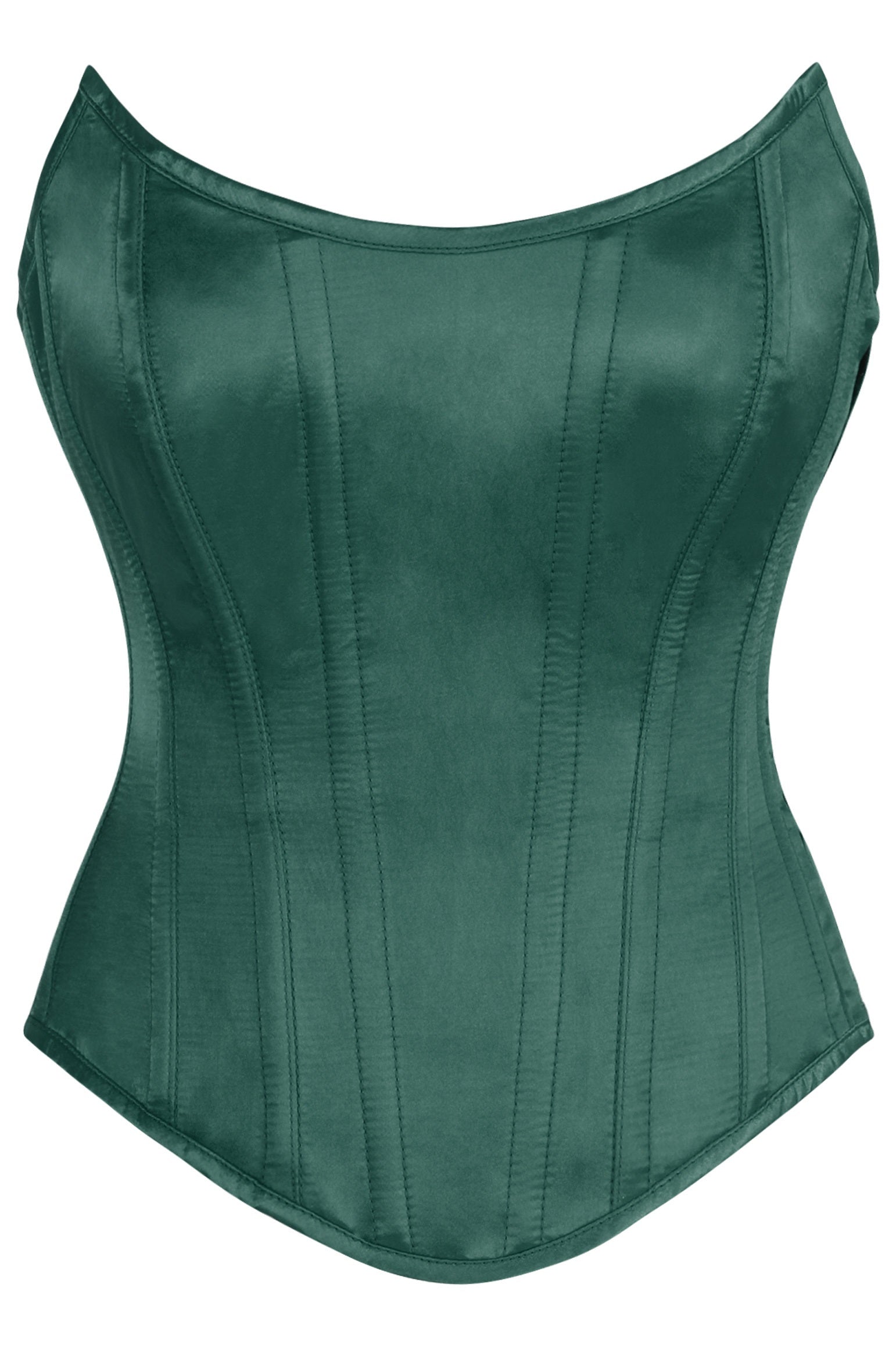Dorothy Scooped Satin Corset