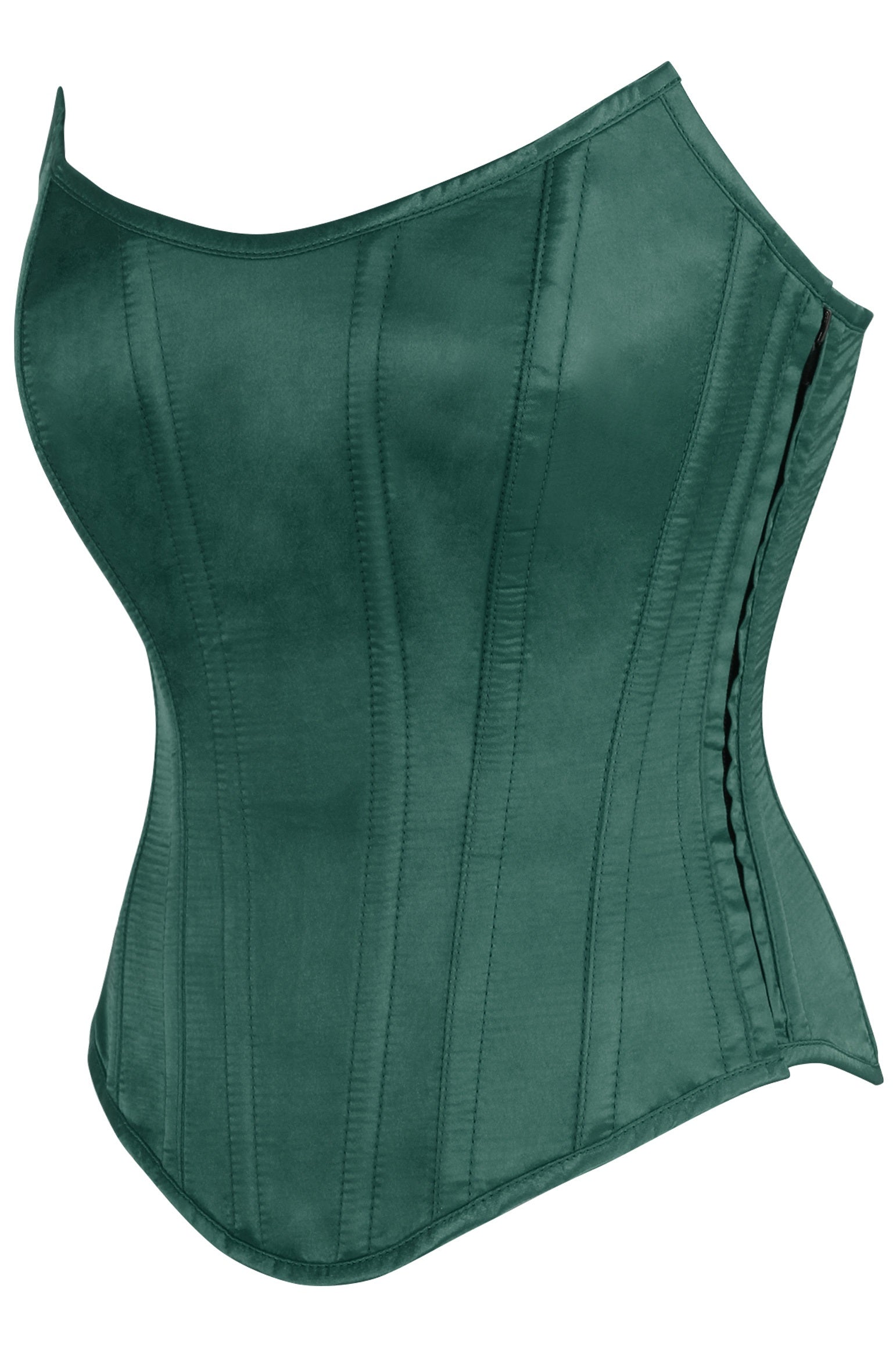Dorothy Scooped Satin Corset